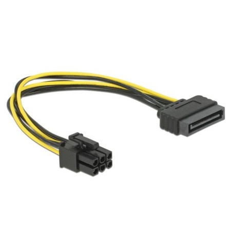 Delock Strømkabel 21cm